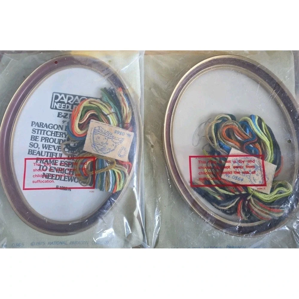 Vintage 1975 Hummel Stitchery Kits NOS Lot 3 Paragon Needlecraft GIFT